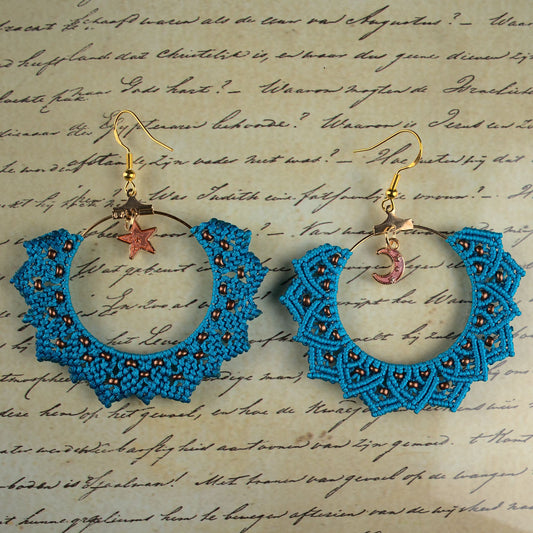 Macramé Mandala Earrings