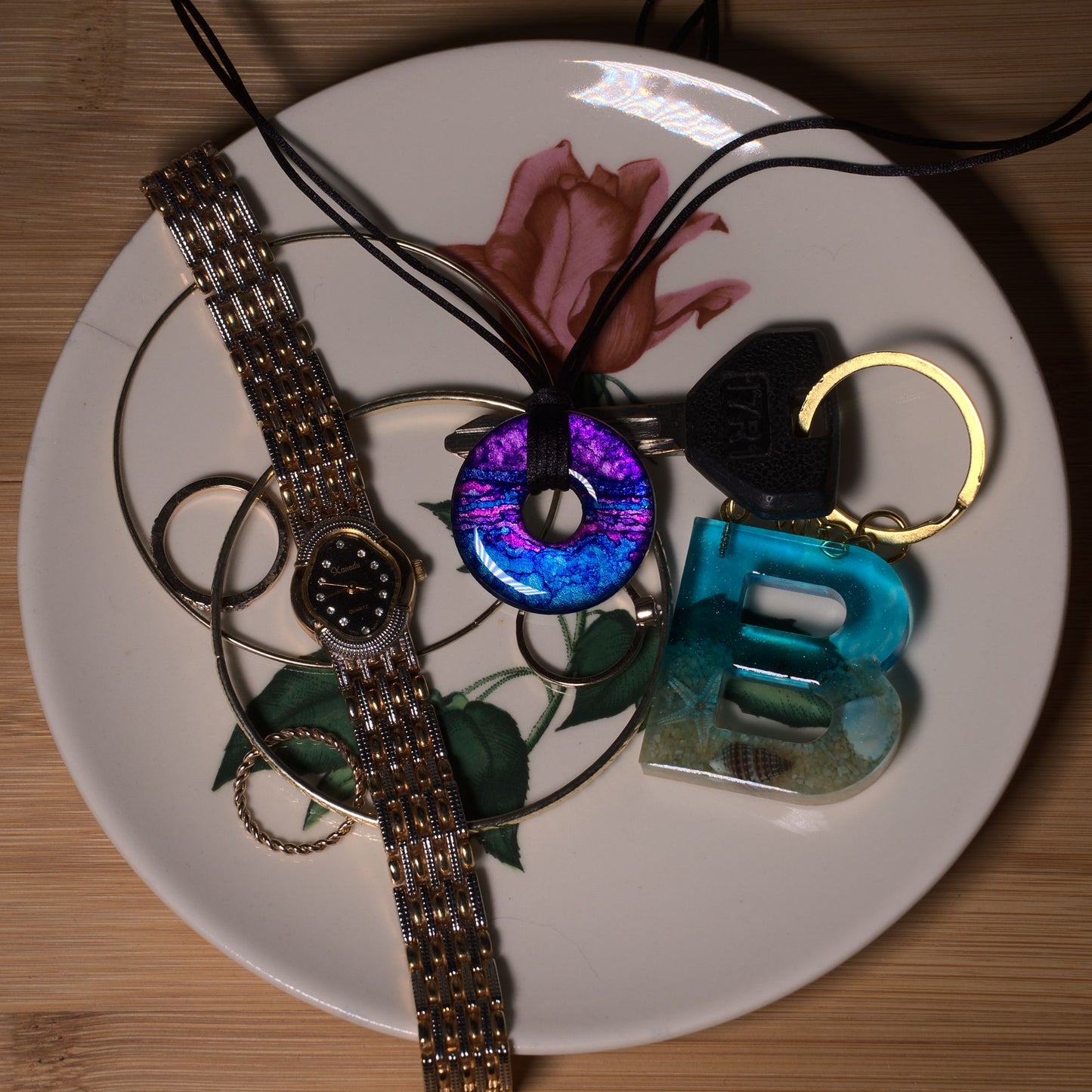 Galactic Alloy Washer Necklace
