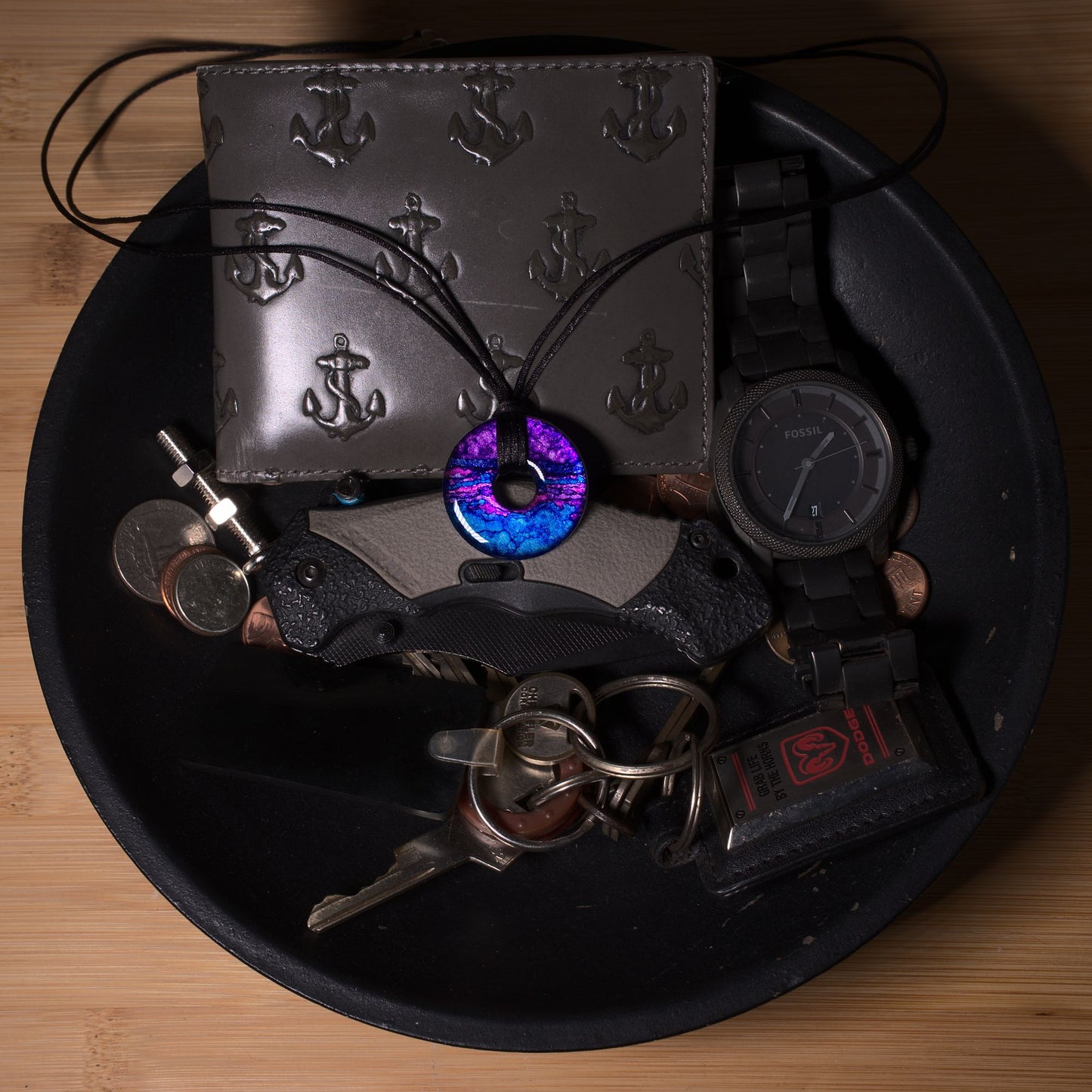 Galactic Alloy Washer Necklace