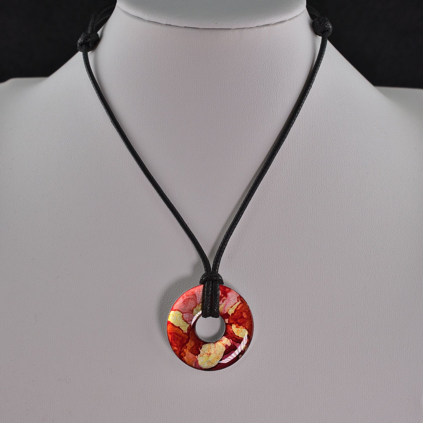 Sailor's Warning Washer Necklace