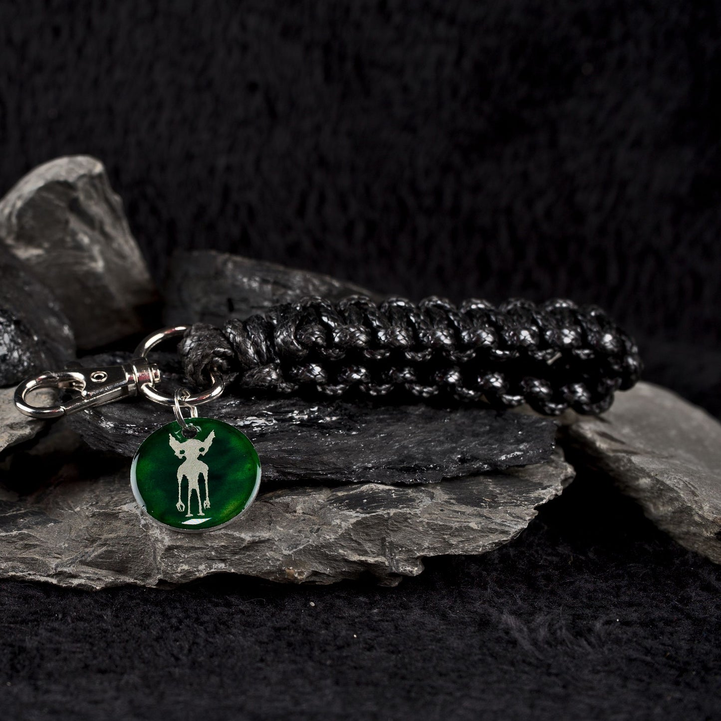 Cryptid Keychain Braided Fob