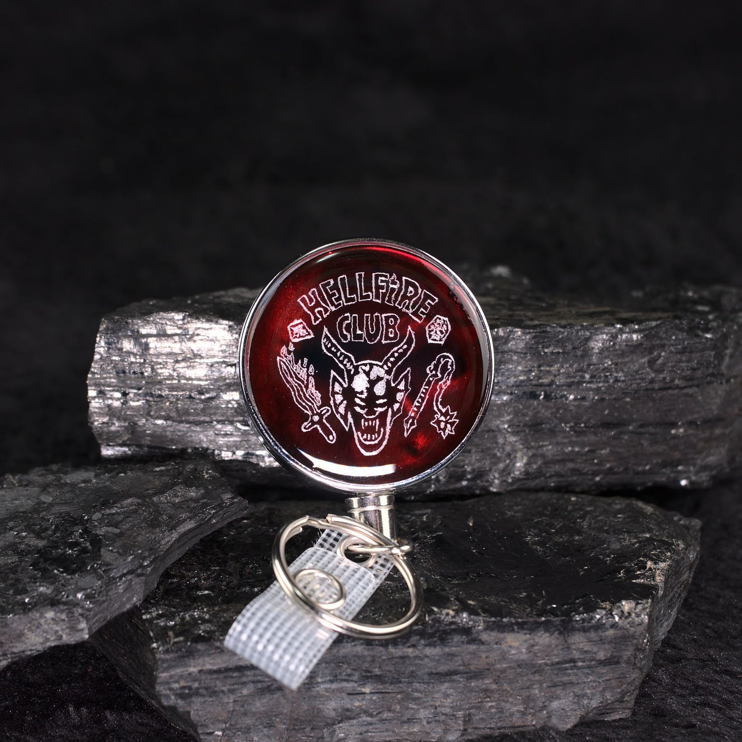Hellfire Club Phone Grip or Badge Reel