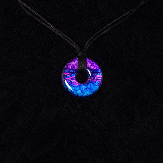 Galactic Alloy Washer Necklace
