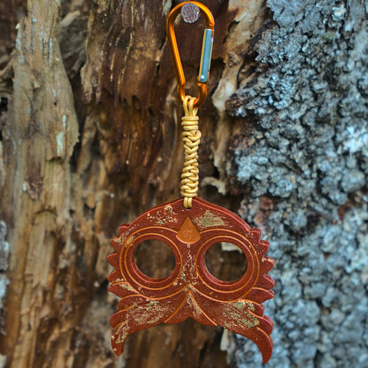Pointy Owl Keychain
