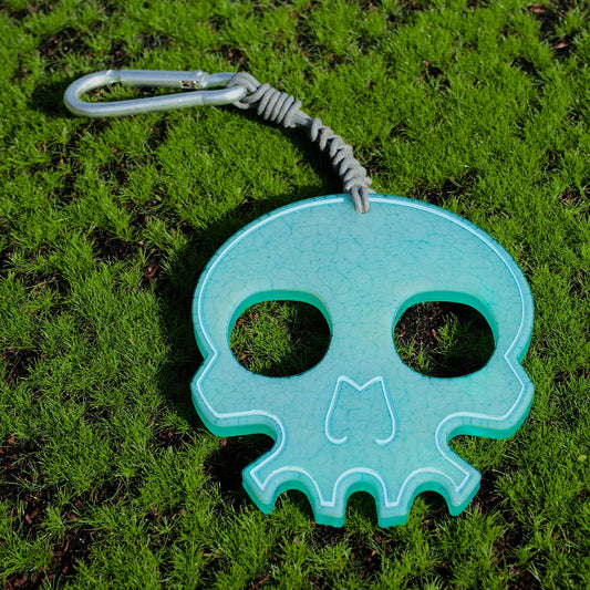 Pointy Skull Keychain